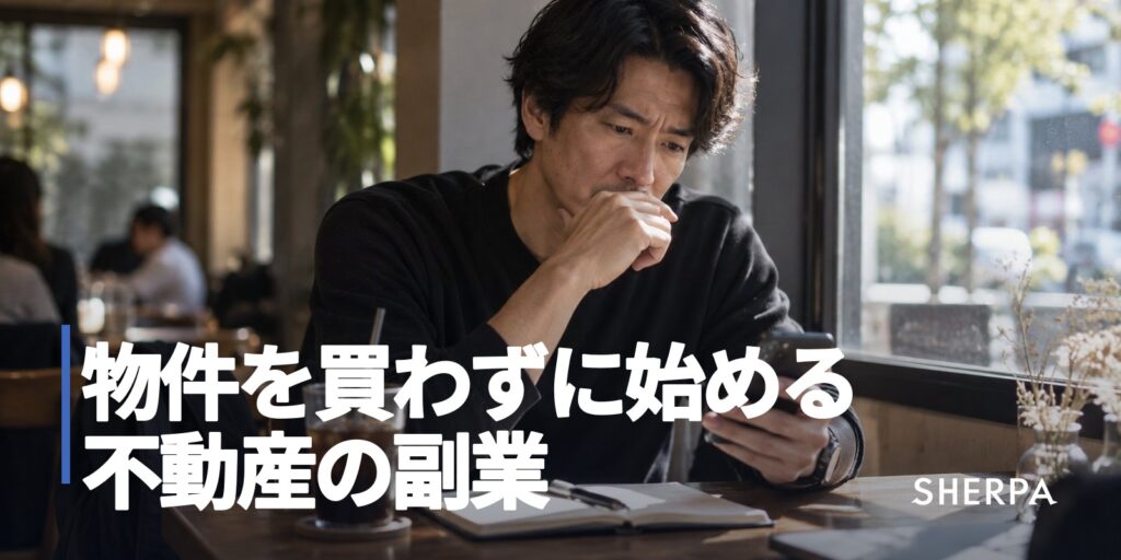 物件を買わずに始める不動産の副業