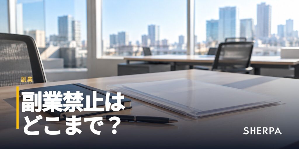 副業禁止はどこまで有効？会社が制限できる範囲